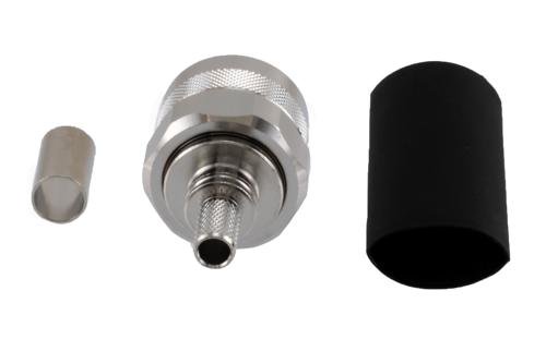 75 Ohm N Male Connector Crimp/Non-Solder Contact Attachment for LMR-240-75, LMR-240-75-DB, LMR-240-75-FR