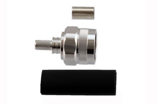 75 Ohm N Male Connector Crimp/Non-Solder Contact Attachment for LMR-240-75, LMR-240-75-DB, LMR-240-75-FR