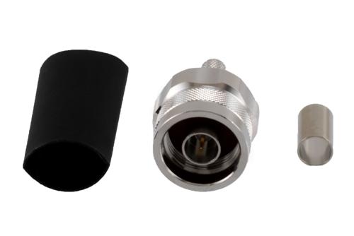 75 Ohm N Male Connector Crimp/Non-Solder Contact Attachment for LMR-240-75, LMR-240-75-DB, LMR-240-75-FR