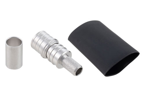 QMA Male QD Connector Crimp/Non-Solder Contact Attachment for LMR-240, LMR-240-DB, LMR-240-UF, LMR-240-FR, RG8X, PE-C240