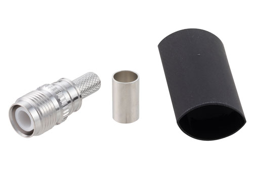 RP-TNC Jack Connector Crimp/Non-Solder Contact Attachment for LMR-240, LMR-240-DB, LMR-240-UF, LMR-240-FR, RG8X, PE-C240