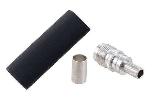 RP-TNC Jack Connector Crimp/Non-Solder Contact Attachment for LMR-240, LMR-240-DB, LMR-240-UF, LMR-240-FR, RG8X, PE-C240