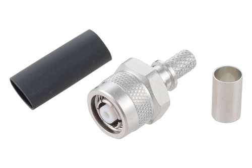 RP-TNC Male Connector Crimp/Non-Solder Contact Attachment for LMR-240, LMR-240-DB, LMR-240-UF, LMR-240-FR, RG8X, PE-C240
