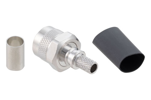 RP-TNC Male Connector Crimp/Non-Solder Contact Attachment for LMR-240, LMR-240-DB, LMR-240-UF, LMR-240-FR, RG8X, PE-C240