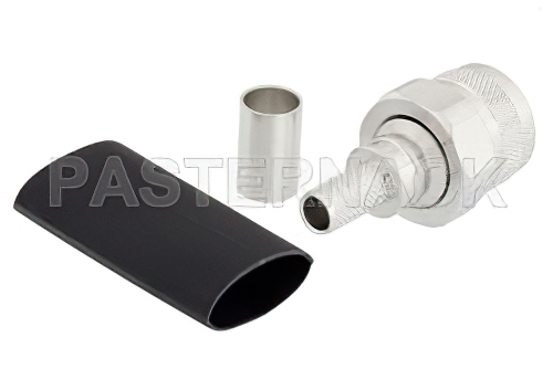 TNC Male Connector Crimp/Non-Solder Contact Attachment For LMR-240, PE-C240