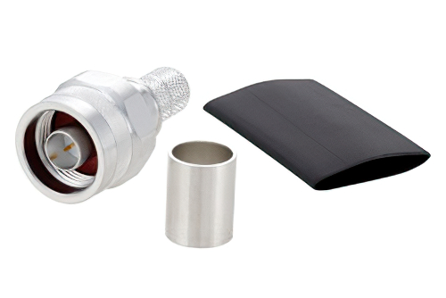 75 Ohm N Male Connector Crimp/Non-Solder Contact Attachment for LMR-400-75