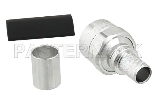 N Male Connector Crimp/Non-Solder Contact Attachment for LMR-400, PE-C400, PE-B400, PE-B405