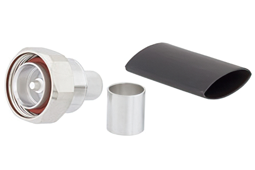 7/16 DIN Male Connector Crimp/Non-Solder Contact Attachment For LMR-600, PE-C600, IP68 Rated