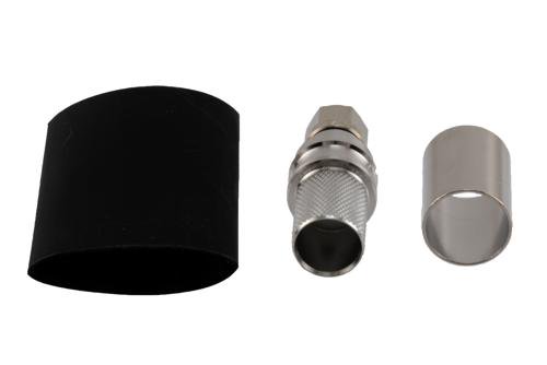 75 Ohm F Male Connector Crimp/Non-Solder Contact Attachment for LMR-600-75, LMR-600-75-DB, LMR-600-75-FR