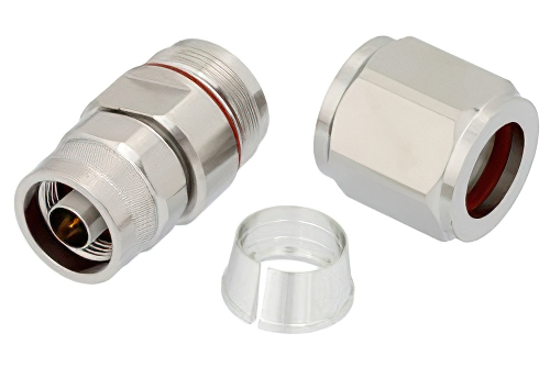 N Male Connector Clamp/Non-Solder Contact Attachment for LMR-SW540