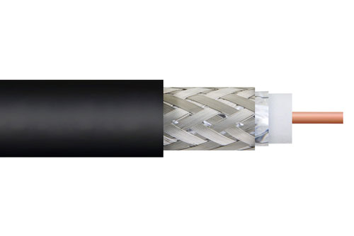 Low Loss Flexible LMR-240-DB Rated Coax Cable (by foot) Double Shielded with Black PE Jacket