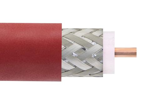 Low Loss Flexible LMR-240-LLPX Rated Coax Cable with Fluoropolymer Jacket