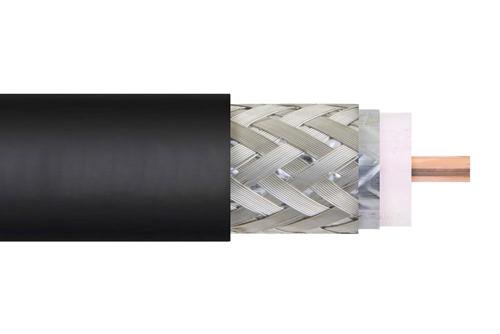 75 Ohm Low Loss Flexible LMR-600-75-DB Rated Coax Cable Single Shielded with PE Jacket