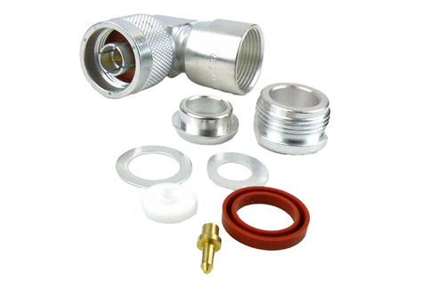 N Male Right Angle Connector Clamp Attachment for RG214
