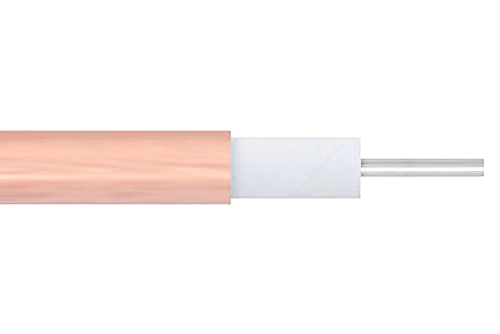 Semirigid Coax Cable 0.118 Diameter With Copper Outer Conductor