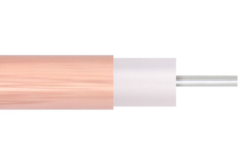 75 Ohm 141 Semi-rigid Coax Cable with Copper Outer Conductor