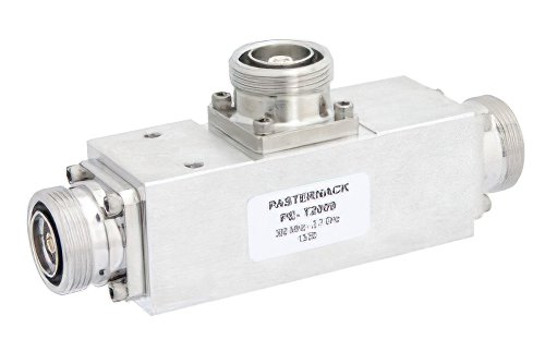 Low PIM 4.8 dB 7/16 DIN Unequal Tapper from 350 MHz to 5.85 GHz Rated to 300 Watts