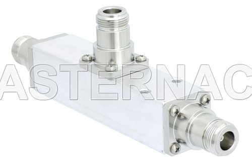 Low PIM 9 dB N Unequal Tapper from 380 MHz to 6 GHz Rated to 300 Watts