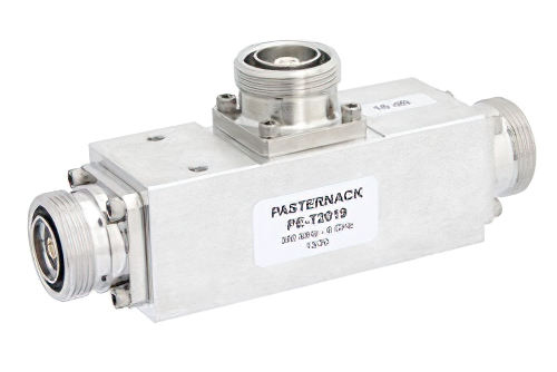 Low PIM 14 dB 7/16 DIN Unequal Tapper Optimized For Mobile Networks From 350 MHz to 5.85 GHz Rated to 300 Watts