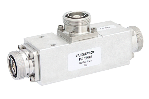 Low PIM 12 dB 7/16 DIN Unequal Tapper Optimized For Mobile Networks From 350 MHz to 5.85 GHz Rated to 300 Watts