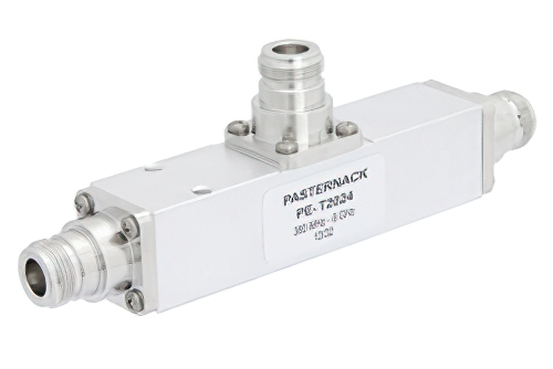 Low PIM 12 dB N Unequal Tapper Optimized For Mobile Networks From 350 MHz to 5.85 GHz Rated to 300 Watts