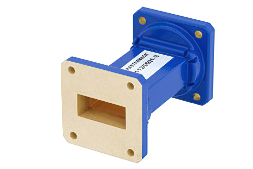 WR-112 Commercial Grade Straight Waveguide Section 3 Inch Length with UG-51/U Flange Operating from 7.05 GHz to 10 GHz