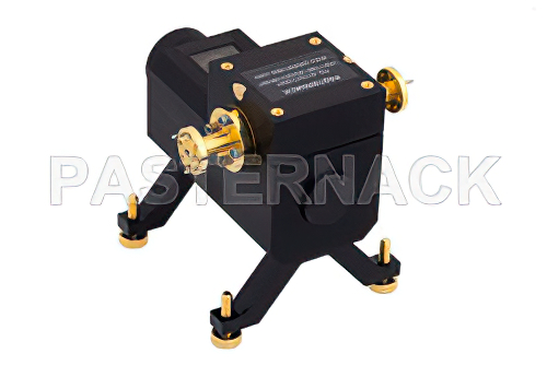 WR-12 Waveguide Direct Read Attenuator, 0 to 50 dB, From 60 GHz to 90 GHz, UG-387/U Round Cover Flange, Dial