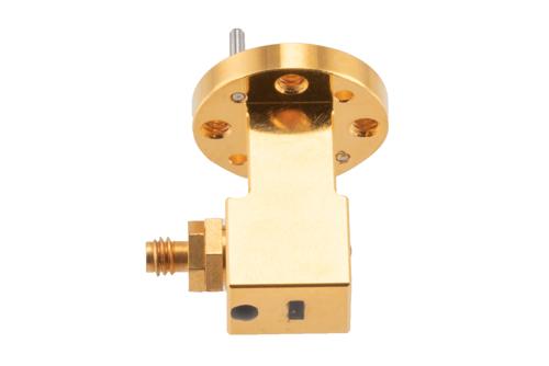 WR-12 UG-387/U Round Cover Flange to 1.0mm Female Waveguide to Coax Adapter Operating from 60 GHz to 90 GHz