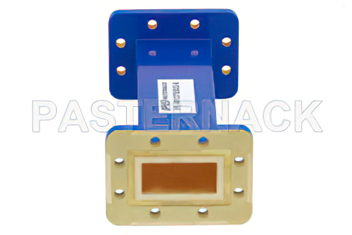 WR-137 Commercial Grade Straight Waveguide Section 6 Inch Length with CPR-137G Flange Operating from 5.85 GHz to 8.2 GHz