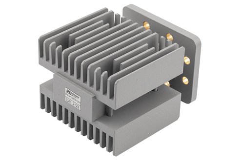 50 Watts WR-159 Waveguide Load 4.8 GHz to 5.2 GHz, Brass with CPR-159F Flange
