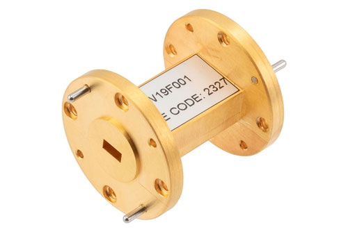 Bandpass Waveguide Filter With WR-19 Interface Operating from 40 GHz to 50 GHz