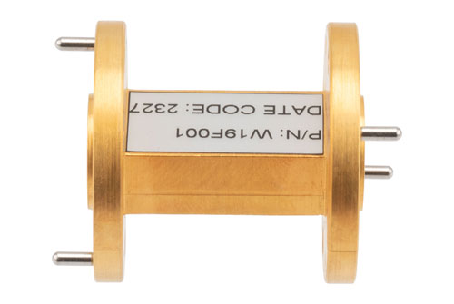 Bandpass Waveguide Filter With WR-19 Interface Operating from 40 GHz to 50 GHz