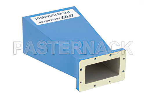 WR-229 Waveguide Standard Gain Horn Antenna Operating From 3.3 GHz to 4.9 GHz With a Nominal 10 dB Gain With CMR-229 Flange