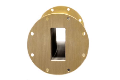 WR-284 Twistable Flexible Waveguide 24 Inch, UG Round Cover Flange Operating from 2.6 to 3.95 GHz
