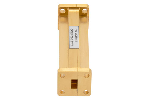 Bandpass Waveguide Filter With WR-28 Interface Operating from 35 GHz to 37 GHz