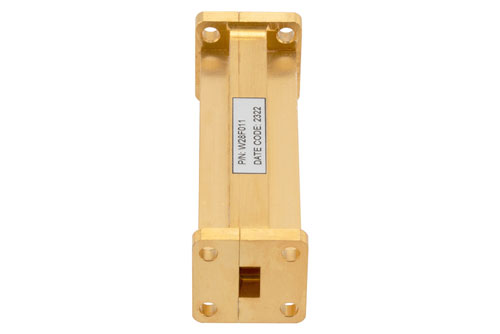 Bandpass Waveguide Filter With WR-28 Interface Operating from 35 GHz to 37 GHz
