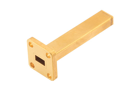 1 Watt WR-28 Waveguide Load 26.5 GHz to 40 GHz, Brass with UG Square Cover Flange