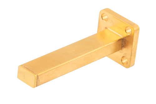 1 Watt WR-28 Waveguide Load 26.5 GHz to 40 GHz, Brass with UG Square Cover Flange