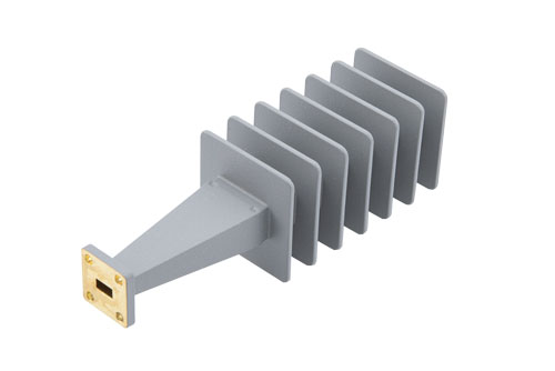 100 Watts WR-28 Waveguide Load 26.5 GHz to 40 GHz, Brass with UG Square Cover Flange