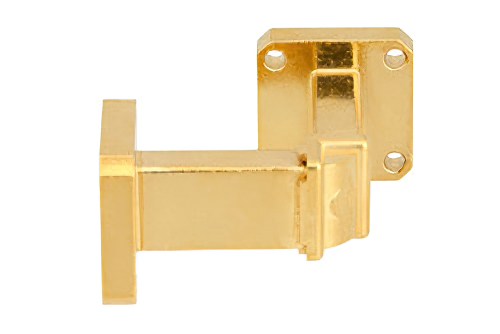 WR-42 Instrumentation Grade Waveguide E-Bend with UG-595/U Flange Operating from 18 GHz to 26.5 GHz