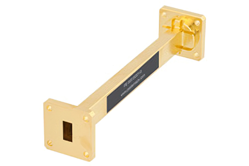 WR-51 Instrumentation Grade Straight Waveguide Section 6 Inch Length with UBR180 Flange Operating from 15 GHz to 22 GHz