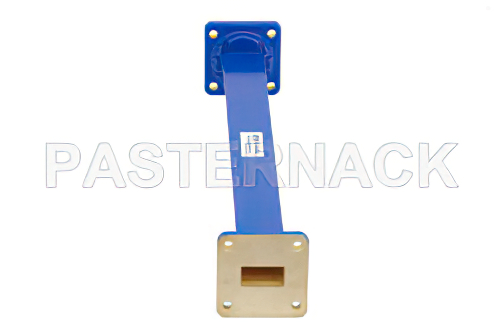 WR-62 Commercial Grade Straight Waveguide Section 9 Inch Length with UG-419/U Flange Operating from 12.4 GHz to 18 GHz