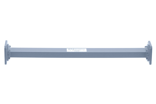 WR-90 Commercial Grade Straight Waveguide Section 12 Inch Length with UG-39/U Flange Operating from 8.2 GHz to 12.4 GHz