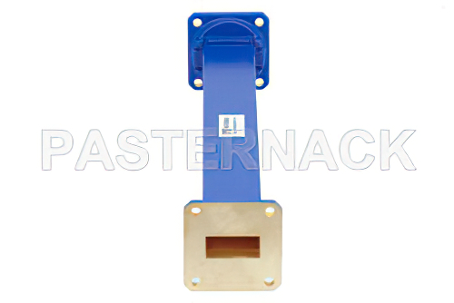 WR-90 Commercial Grade Straight Waveguide Section 9 Inch Length with UG-39/U Flange Operating from 8.2 GHz to 12.4 GHz