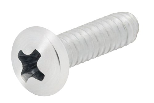 4-40 Zinc Plated Screw 0.375 Inch Long Phillips in 100 Each Packages