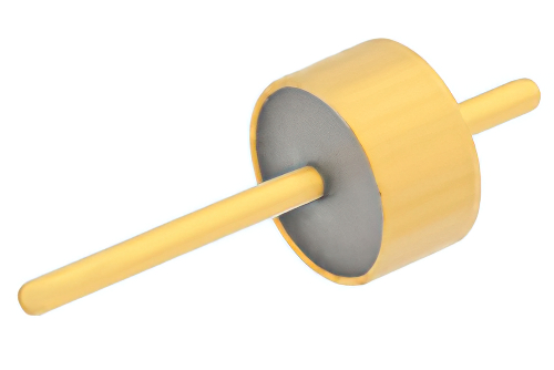 Hermetic Seal Solder Contact With 0.015 Diameter Full Radius Pin, 0.1 Body Diameter And 0.18 Pin Length