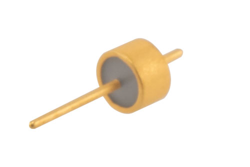 Hermetic Seal Solder Contact with 0.015" Diameter Full Radius Pin, 0.098" Body Diameter and 0.18" Pin Length