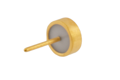 Hermetic Seal Solder Contact with 0.02" Diameter Full Radius Pin, 0.157" Body Diameter and 0.204" Pin Length