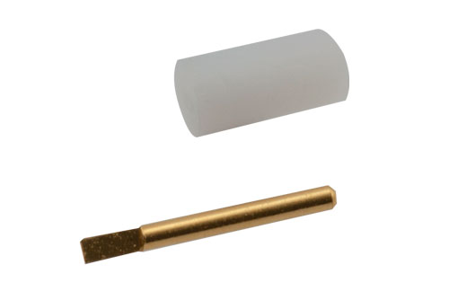 Tab pin & dielectric for 0.51mm (.020inch) field replaceable connector