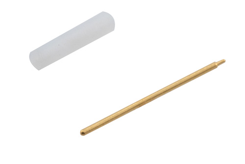 Tab pin & dielectric for 0.23mm (.009inch) field replaceable connector